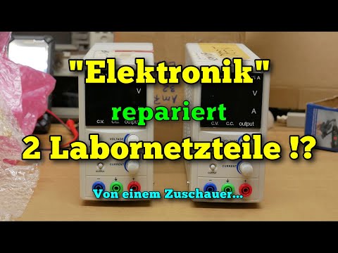Zwei Labornetzteile von nem Zuschauer reparieren...  (PeakTech 6225 A)
