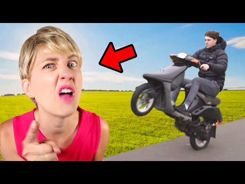 Karen Gets Mad At Illegal Moped!