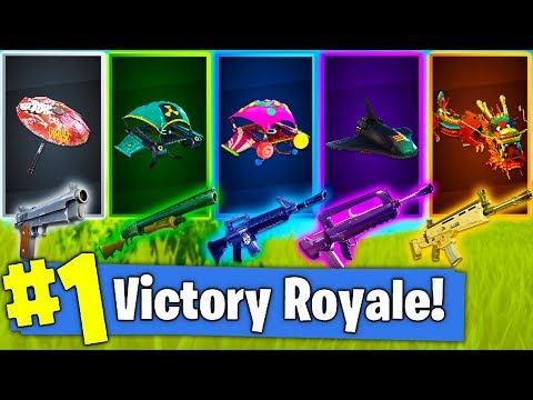 NEW *RANDOM* GLIDER CHALLENGE In Fortnite: Battle Royale!