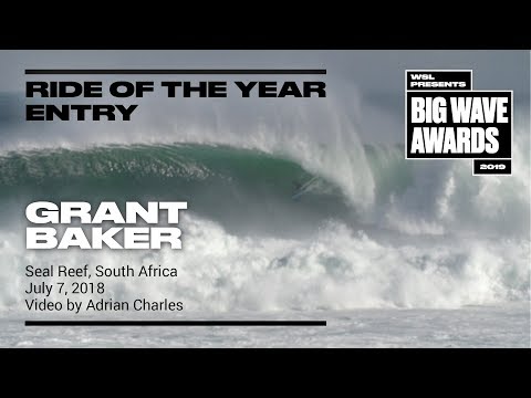 Grant Baker at Seal Reef 1 - 2019 Ride of the Year Entry - WSL Big Wave Award