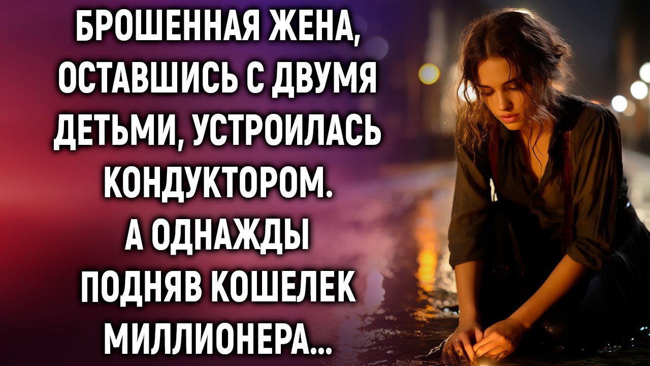 Брошенная жена устроилась кондуктором. А однажды, подняв кошелек миллионера...