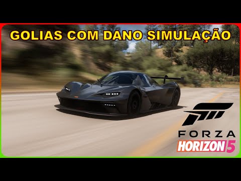 GOLIAS COM DANO SIMULAÇÃO CONTRA OS BOTS - FORZA HORIZON 5
