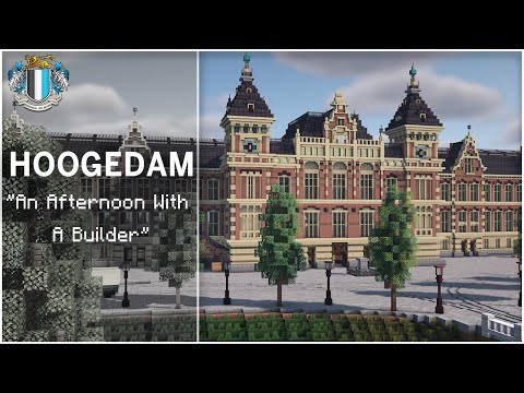 Minecraft : Huge Dutch City - An Afternoon with a Builder - Showcase Tour - Ep4