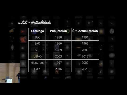 Vídeo: Catálogos e bases de datos astronómicos