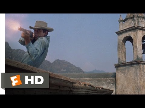 The Magnificent Seven (9/12) Movie CLIP - Village Shootout (1960) HD