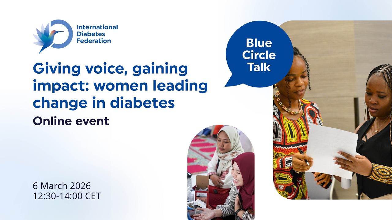 Blue Circle Talk | Giving voice, gaining impact: women leading change in diabetes