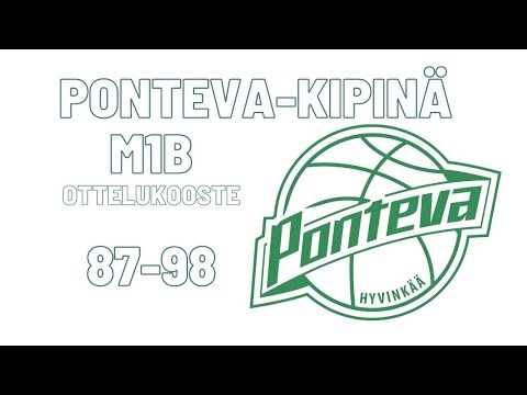 M1B Hyvinkään Ponteva - Kipinä-Basket ottelukooste.