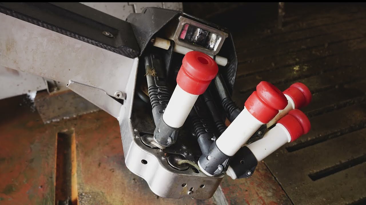 Trekke frem ny snor på spenekoppene