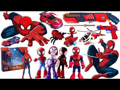 Marvel Toy Series Unboxing, Popular Spider-Man Toy Car, Marvel Popular Action Toy Gun