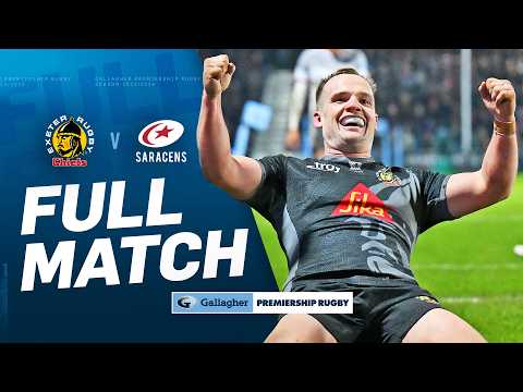 Exeter v Saracens - FULL MATCH | Confidence-Building Victory! | Gallagher Premiership 24/25