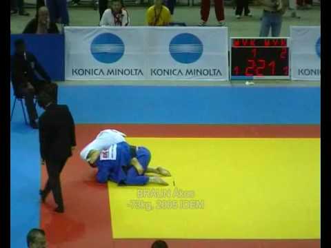 Judo BRAUN Ákos (HUN) -73kg 2005 IDEM - 02 柔道