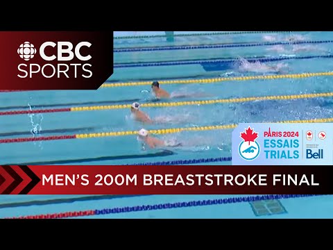 Incredible finish in the men’s 200m breaststroke at the 2024 Olympic and Paralympic Swimming Trials
