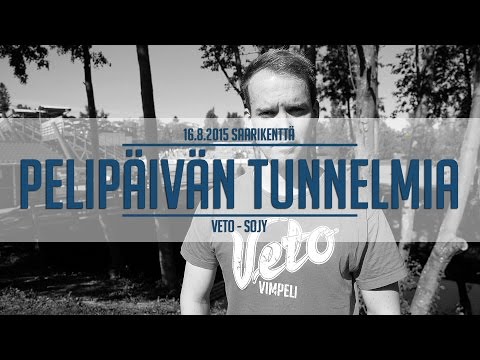 16.8.2015 Veto - SoJy pelipäivän ennakkotunnelmat