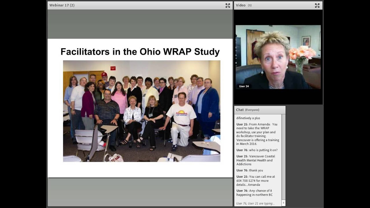 BC PSR AP: Webinar 11 - Wellness Recovery Action Plan (WRAP) and Wellness Self-Management