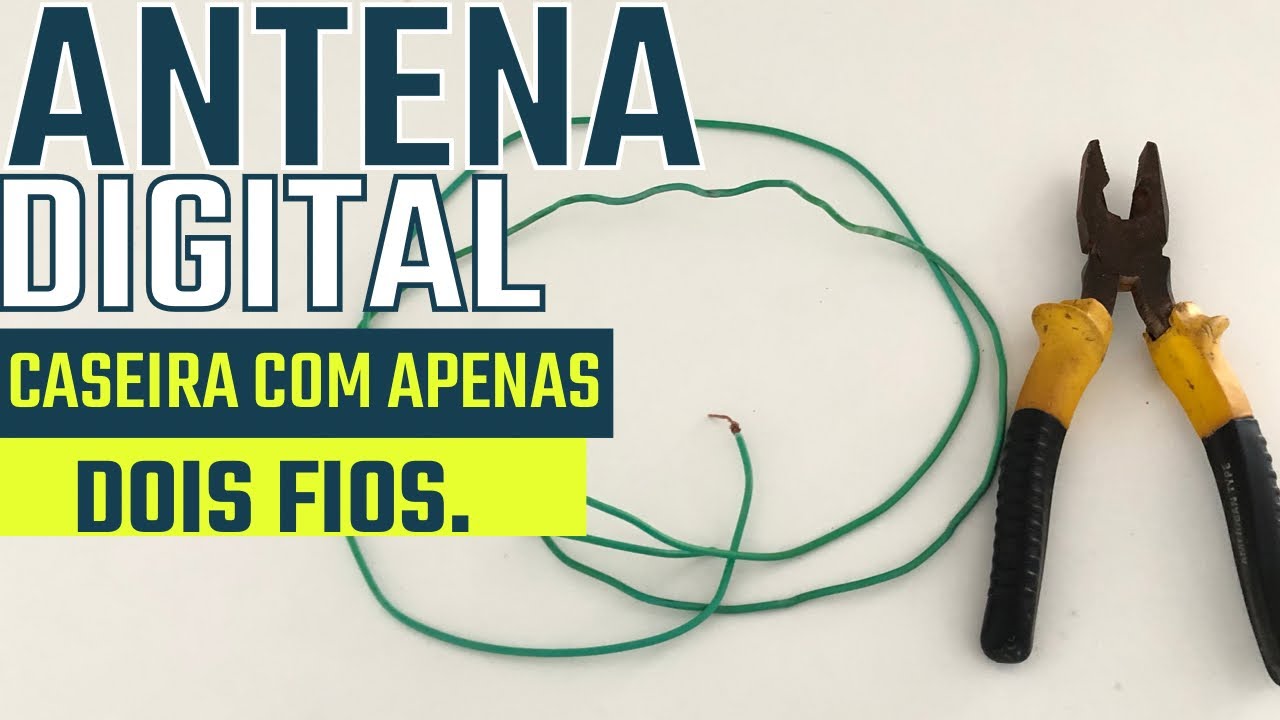 Como fazer uma antena digital caseira com apenas dois fios