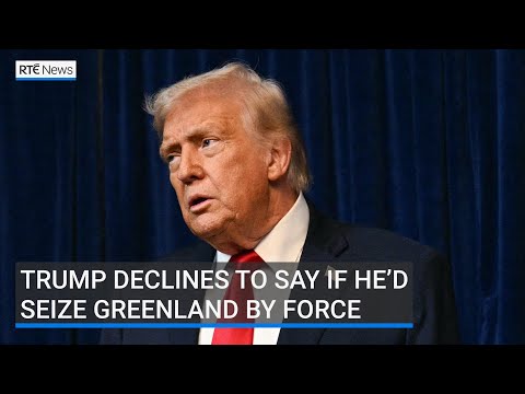 Trump declines to say if he’d seize Greenland by force