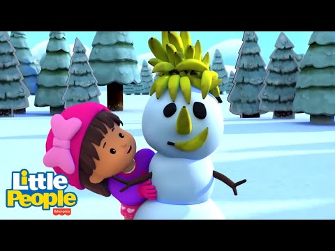 The Banana A Snowman! ⭐ @littlepeople ⭐New Season! ⭐ Full Episodes ⭐ - Kids TV Series, Kingdom Kids Zone - Little People - Fisher Price