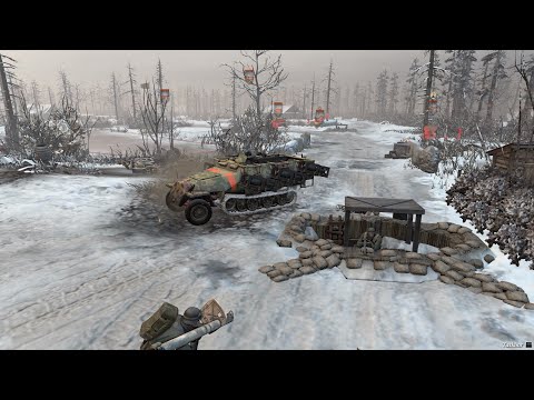 Company of Heroes 2 Rzhev Winter gameplay Fortifications Doctrine
