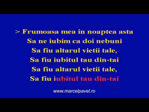 KARAOKE: Frumoasa Mea - Marcel Pavel