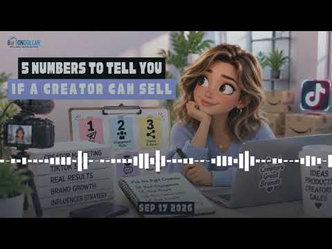 5 numbers to tell you if a creator can sell