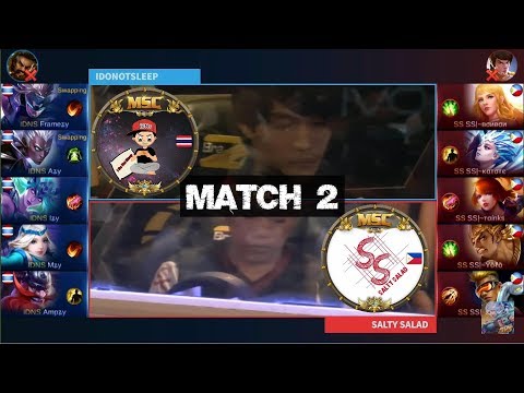 Grand Final SALTY SALAD VS IDONOTSLEEP Match 2 - MSC Five Nations Final