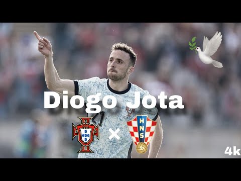 Diogo Jota’s Final Goal for Portugal | Portugal x Croatia (june 2024) 4k