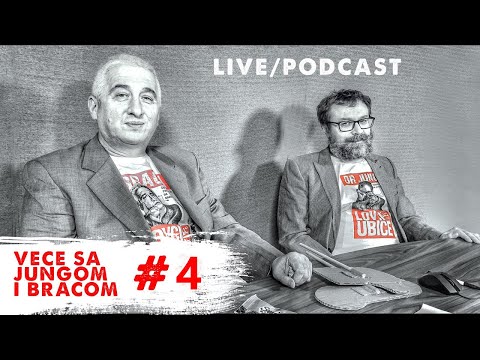 VEČE SA JUNGOM I BRACOM #4 - LIVE & PODCAST - NASILJE U PORODICI - KO JE UBIO CVIJANA?