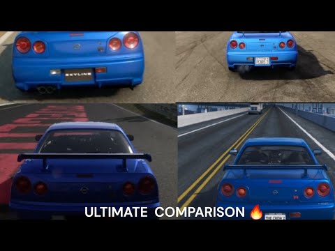 THE ULTIMATE COMPARISON 🔥 || CREW 2 VS DRIVECLUB VS GT SPORT VS ASSETTO CORSA VS PROJECT CARS 3 