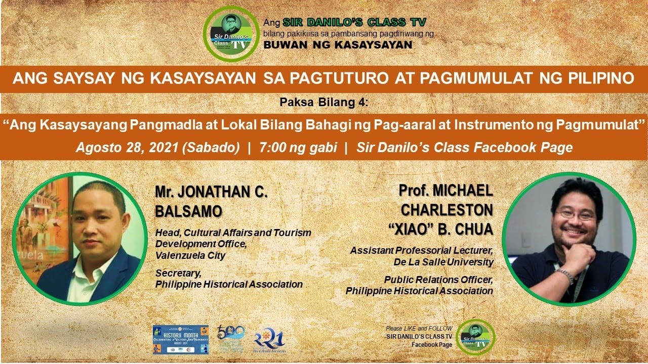 Xiao Interview: Importance of Local and Public History (with Danilo Lumabas and Jonathan Balsamo)