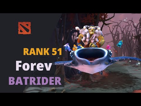 Forev (Rank 51) plays Batrider Dota 2 Full Game
