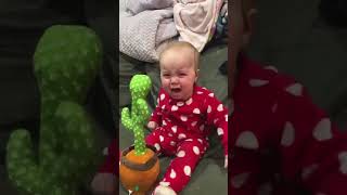 Download lagu My baby needs this talking cactus toy right now 🙈🌵 #toys #babyfever #parents #fyp mp3