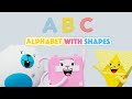Alphabet With Shapes ABC Learning Fun Kids Song Learn Alphabet With Shapes ️