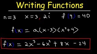 Download the video "Writing Polynomial Functions With Given Zeros | Precalculus"