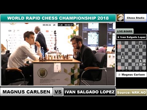 CARLSEN VS SALGADO LOPEZ | WORLD RAPID CHAMPIONSHIP 2018