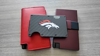 Ridge Wallet vs Ekster Cardholder Pro vs Ekster Wallet Pro What Minimalistic Wallet Is The Best!