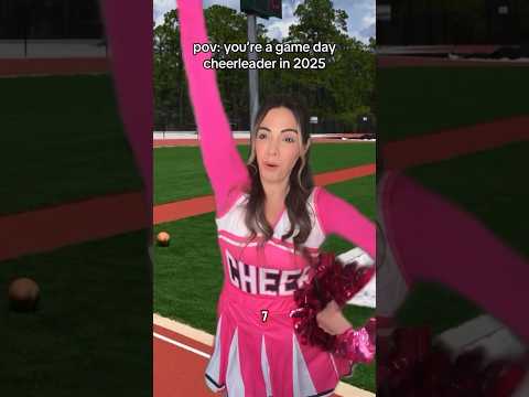 GAME DAY CHEERLEADERS IN 2025 BE LIKE 🏈📣