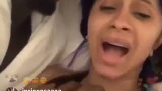 CARDIB AND OFFSET HAVING SEX ON LIVE VIDEO ON INST