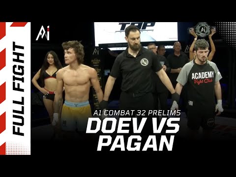 German Doev vs Ian Pagan | Amateur Bantamweight Championship | A1 Combat 32 Prelims