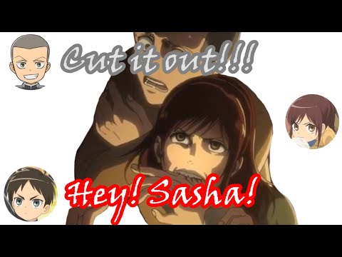 [Eng sub] Sasha becomes aggressive - Attack on Titan/Shingeki no kyojin radio