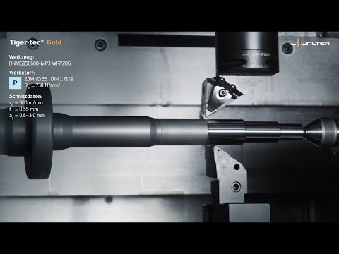 Tiger·Tec® Gold Sorten WPP10G, WPP20G, WPP30G - Neue Schneidstoffe zum Stahldrehen