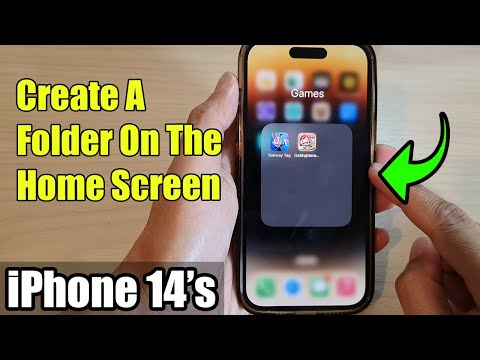 iPhone 14/14 Pro Max: How to Create A Folder On The Home Screen