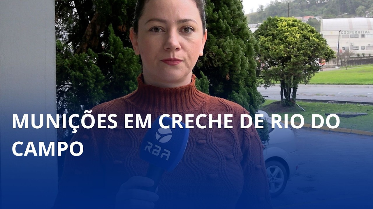 Munições em creche de Rio do Campo. Polícia quer saber como o material foi parar lá