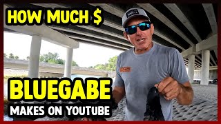 This Is How much money Bluegabe makes on YouTube 2024.