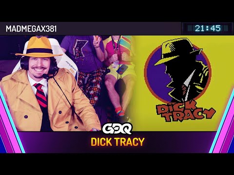 Dick Tracy by MadMegaX381 in 21:45 - Awesome Games Done Quick 2025