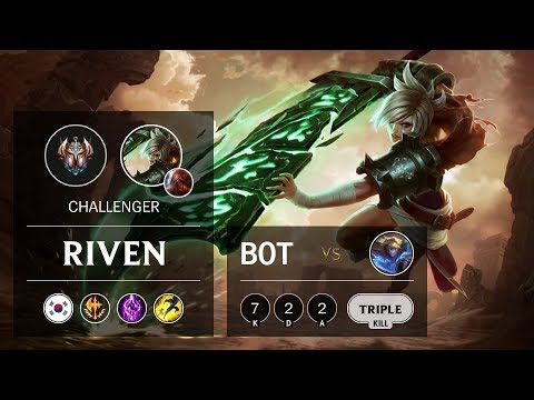 Riven Bot vs Ezreal - KR Challenger Patch 9.15