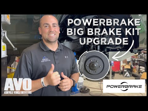 Powerbrake Big Brake Kit Upgrade on a 4Runner