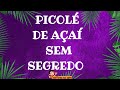 Açaí Popsicle With Condensed Milk Filling By Sorvetes Por Amor