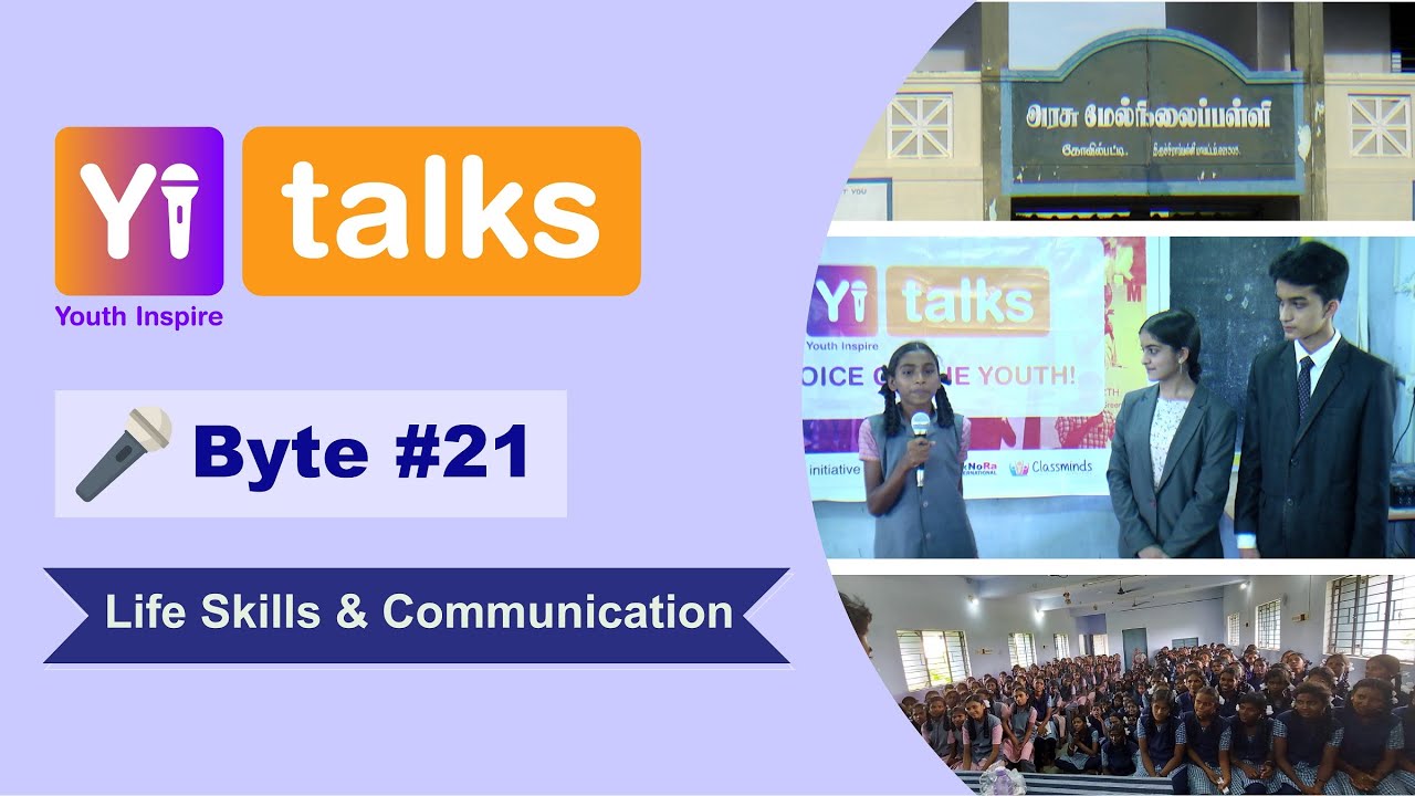 Yi Talks | Life Skills and Communication | Govt Higher Sec School, Kovilpatty, Tamilnadu