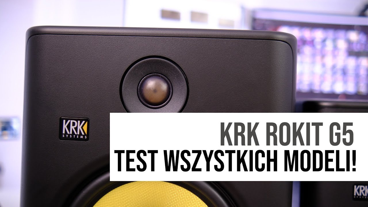 KRK Rokit 5 vs Rokit 7, a może Rokit 8 5G (piątej generacji)? TEST CAŁEJ SERII