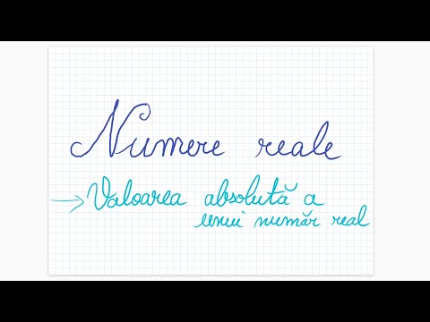 Numere Reale (3) - Modulul unui numar real